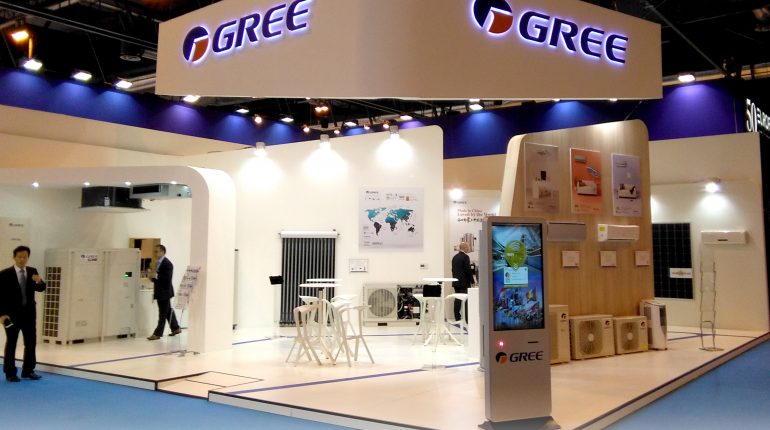 Gree - Angle Exhibits stand