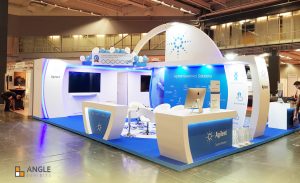 ANGLE EXHIBITS stand